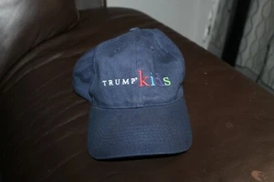 Trump Kids  Colorful Embroidered Hat blue Adjustable Fitting Strap Cap - Picture 1 of 3