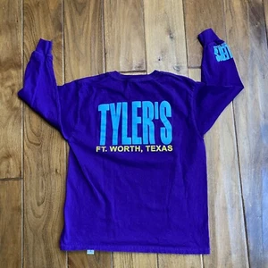 TYLER'S Fort Worth TX Long Sleeve T shirt Purple - Youth SM. - Picture 1 of 5