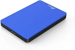 Sonnics 1TB Blue External Portable Hard Drive USB 3.0 Super Fast Transfer Speed - Picture 1 of 1