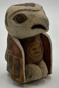 Figura Tótem Fetiche Águila Réplica Museo Alva Institución Smithsonian De Colección - Imagen 1 de 8