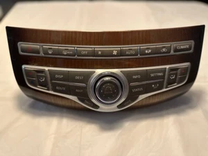 2011-2013 INFINITI M37 M56 RADIO DISPLAY CLIMATE PANEL W/FOREST 283951MA3B - Picture 1 of 3