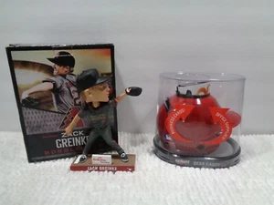 NIB Zack Greinke 2016 Arizona Diamondbacks Bobblehead & Schutt Desk Caddy - Picture 1 of 7