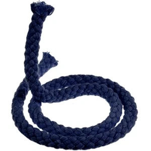 Baumwollkordel blau aus recycelter Baumwolle 10 mm  Kordel nachhaltig - Picture 1 of 1