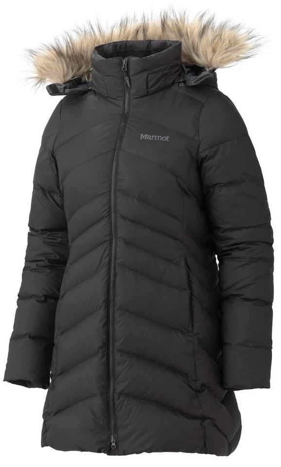 Abrigo Marmot Montreal para mujer chaqueta cálida para mujer negro Foto 1 de 1