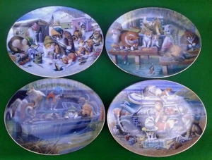 FRANKLIN MINT "COMICAL CATS" AUSWAHL LIMITIERTER TELLER von BRIAN MOON. - Bild 1 von 27