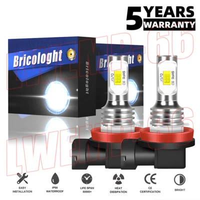 Faros LED de haz alto 6500K blancos 2x para Nissan GT-R 2009-2014 H9/H11 Foto 1 de 4