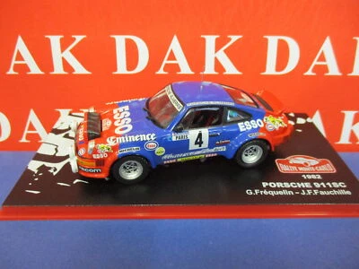 Die cast 1/43 Modellino Auto Porsche 911SC Esso Rally Monte Carlo 1982 Frequilin - Immagine 1 di 4