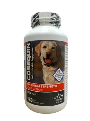 Cosequin DS Plus MSM Joint Health Supplement for Dogs - 180 Chewable Tablets - Image 1 of 3