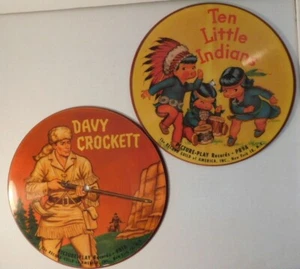 Children's Rare Picture Records Picture-Play-Record Guild of America PR1 & PR9 - Picture 1 of 2
