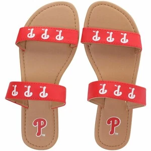 Philadelphia Phillies MLB Women's Double-Strap Sandals ~ NWT - Picture 1 of 5