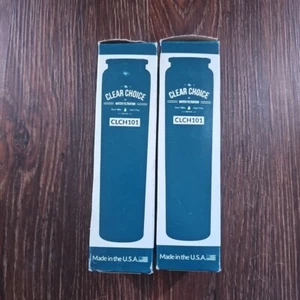 CLEAR CHOICE 2PC WATER FILTRATION CLCH101 MADE IN THE USA *NEW* SEALED - Picture 1 of 4