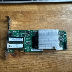 HP NC523SFP DUAL PORT 10GB ADAPTER - 593742-001 - FULL HEIGHT - Picture 1 of 2