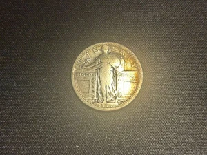 1917-D Type 1 Standing Liberty Silver Quarter VG - Picture 1 of 2
