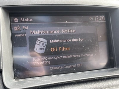 Infiniti M35 M45 2006-2007 tablero delantero información TV pantalla navegación Foto 1 de 4