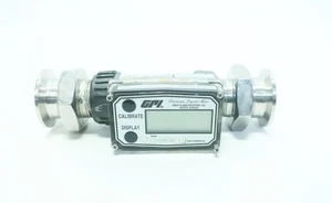 Gpi A104GMN025NA1 Electronic Digital 1in Flow Meter - Picture 1 of 7