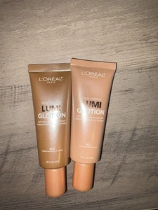 2 NEW LOREAL LUMI GLOTIONS IN LIGHT GLOW AND MEDIUM GLOW - Picture 1 of 2