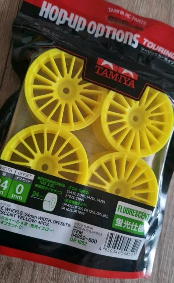 RC Auto 1/10 Felgen für Onroad oder Driftreifen für Tamiya TT01 TT02 *TOP* - Bild 1 von 1