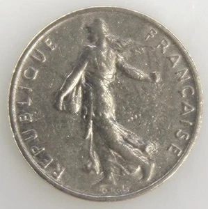 Sower &#189; Franc - Copper-Nickel - VF - 1970 - France - Coin [EN] - Picture 1 of 3