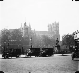 LONDRES c. 1900 - 6 Négatifs Verre Automobiles Attelages Ambiance - Picture 1 of 6