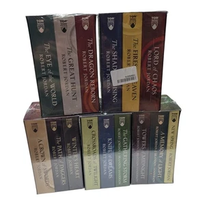 THE WHEEL OF TIME Robert Jordan Complete Paperback Boxed Sets 1 - 5 NEW Sealed - Bild 1 von 7