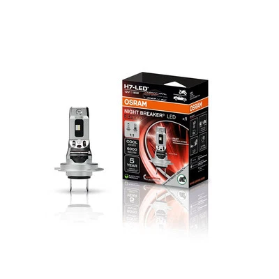 OSRAM NIGHT BREAKER® LED SPEED H7 - MOTORRAD 12V +330% 6000K STRAßENZULASSUNG -- - Bild 1 von 3