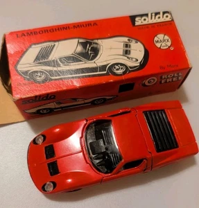 Solido No 161 Lamborghini P400 Miura By Marx With Box Red Made In France - Picture 1 of 9