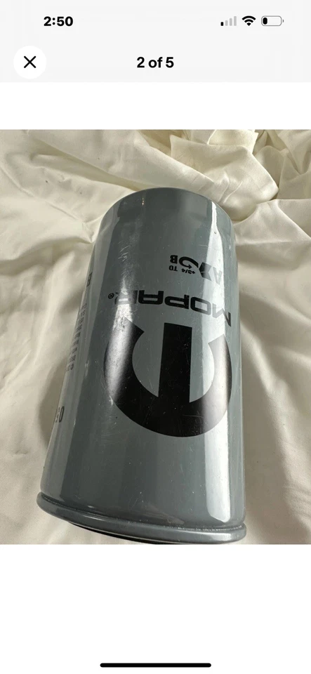 DODGE RAM CUMMINS 5.9L 6.7L DIESEL ENGINE OIL FILTER Mo-285 5083285AA Foto 1 de 2