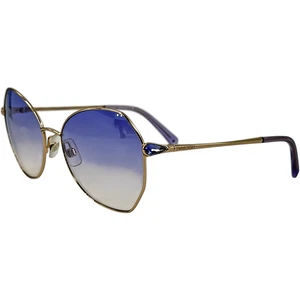 Swarovski SK0266 Womens Metal Sunglass 28Z Shiny Rose Gold 57-17 Purple Gradient - Picture 1 of 5