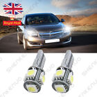 For Vauxhall Insignia 2008-2016 T10 Canbus FREE ERROR 6000K LED Sidelight Bulbs