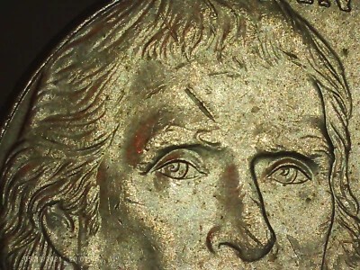 2014-P Jefferson Nickel 5FS Five full steps Scar Die Crack DDR 5.00g - Image 1 of 4