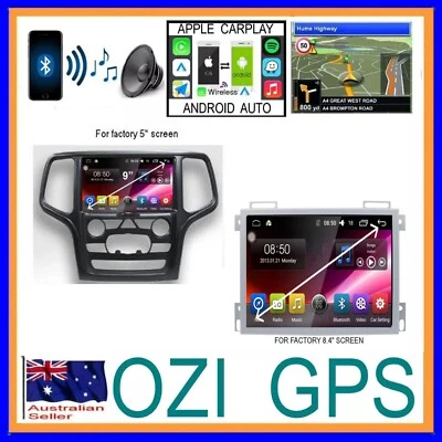 JEEP GRAND CHEROKEE WK 2014-21 GPS CARPLAY ANDROID AUTO ODB DAB TPMS DVR CAMERA - Image 1 of 4