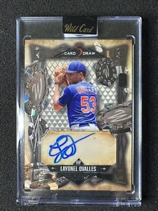 2024 Wild Card 5 Card Draw Layonel Ovalles Auto #1/1 - Picture 1 of 2