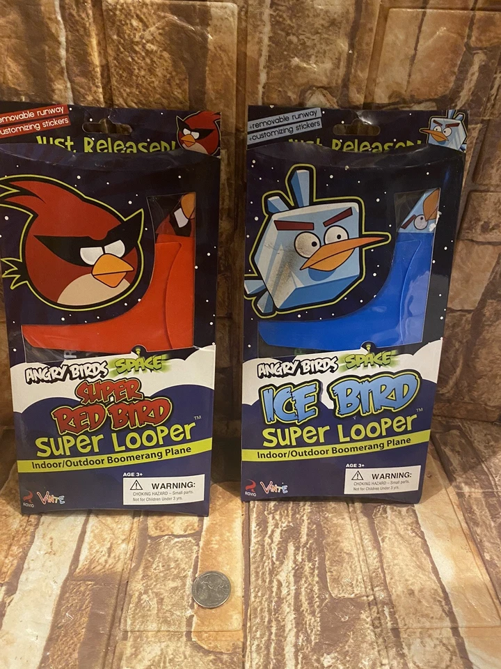 Angry Birds Red Bird Super Looper Indoor/outdoor Boomerang Plane