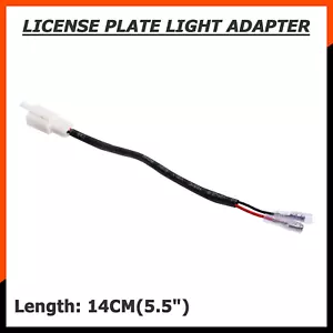 License Plate Light Adapter Connector Wire For KAWASAKI Z300 Z400 Z500 Z650/RS - Picture 1 of 14