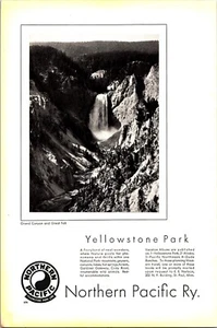Anuncio impreso ferroviario del Pacífico Norte 1930 decoración de arte de pared efímero vintage - Imagen 1 de 1