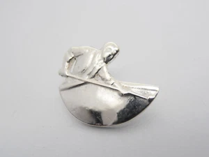 billiards: Silver 925 Lapel Pin - Billiards Game - Player - Picture 1 of 8