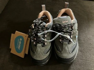Zapatillas de senderismo HI-TEC Dri-Tec impermeables para jóvenes niños J11 ladera zapatos bajos nuevas con etiquetas - Imagen 1 de 5