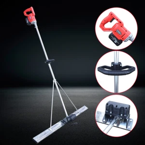 Batteriebetriebener Betonflächen Vibrations-Nivellierestrich +1,5 m Nivellierlineal - Bild 1 von 17
