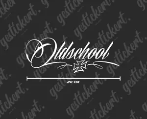 1x 20 cm Oldschool Aufkleber Sticker Decal Tuning Car Auto Oldtimer Youngtimer - Bild 1 von 1