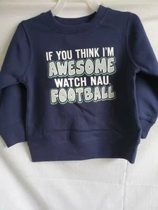 NORTHERN ARIZONA UNIVERSITY BABY BOYS LONG SLEEVE SWEATSHIRT ASST, SIZES #403 - Picture 1 of 1