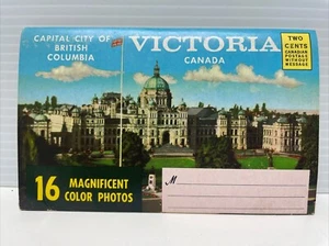 Victoria Canada "Capital City of British Columbia" Postcard Booklet - 14 Photos - Picture 1 of 7