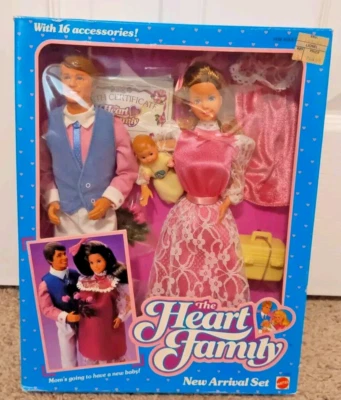 1985 Mattel - The Heart Family -  NEW ARRIVAL SET -NIB -  #2415 - Image 1 of 4