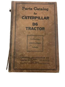 (1941) Catalogo ricambi cingolato trattore diesel CAT Caterpillar D6 2H3248 - 2H8966 - Foto 1 di 18