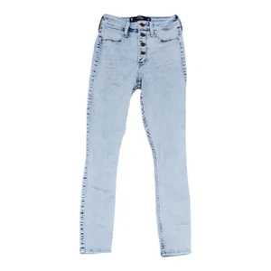 Legging de jean Hollister Curvy tiro alto elástico avanzado talla 0R W24 L26 - Imagen 1 de 4