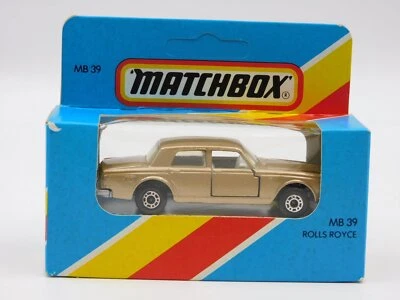 Matchbox Superfast Rolls Royce 80s silver base MB-39 in BLUE BOX England - Immagine 1 di 3