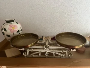 5kg Waga Waga żuralowa Waga belkowa Waga kuchenna Waga metalowa Kolekcjoner Antyk Stara RZADKA - Zdjęcie 1 z 4