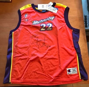 Jennifer Gillom “Granmama” Signed Phoenix Mercury WNBA Jersey XX NEW W/Tags - Picture 1 of 9