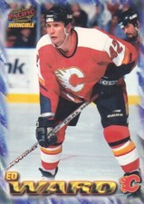 1997-98 Pacific Invincible Hockey NHL Regime #33 Ed Ward Calgary Flames