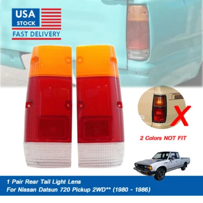 1 par de lentes de luz trasera para Nissan Datsun 720 2x2 1980 1981 1982 1983 - 1986 Foto 1 de 4