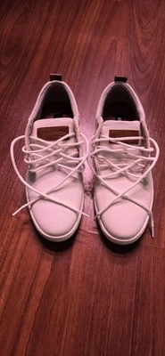 Steve Madden Men's Size 7 Lace Up Sneakers Canvas White Casual Shoes Low Top - Image 1 of 4